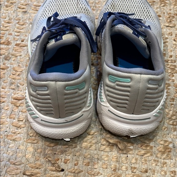 Brooks Gray and Navy Athletic Sneakers - Picture 3 of 9